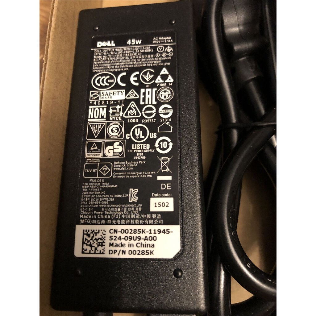 Sạc laptop Dell Inspiron 5559 zin, Sạc Dell Inspiron 5559