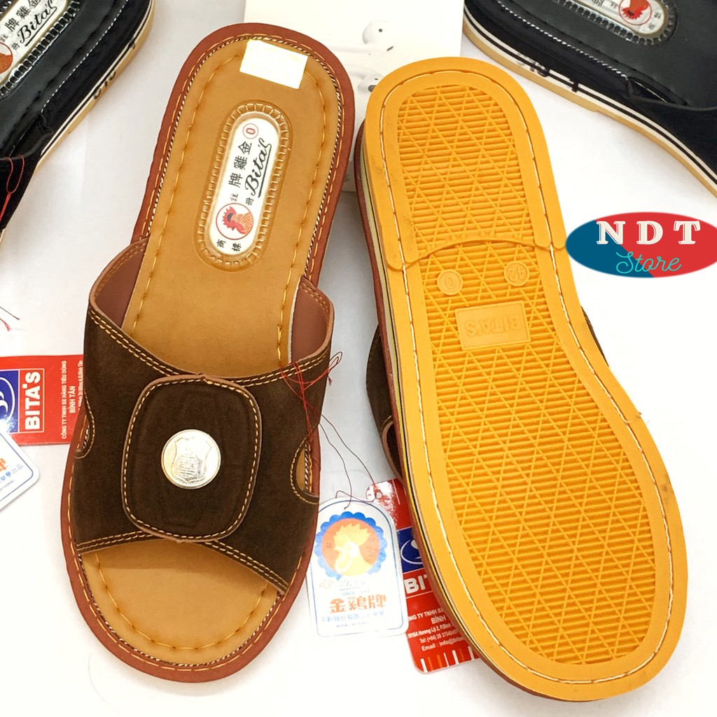Dép Gài Khuy Tròn Nam Nữ Thương Hiệu BITAS Bền – Đẹp – Giá Rẻ