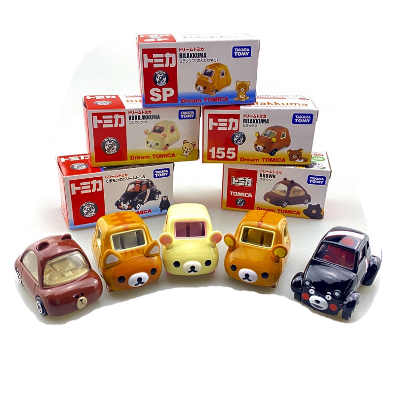 TAKARA TOMY TOMICA Xe Hơi Đồ Chơi Bằng Hợp Kim Hình Gấu Nâu Kumamoto Đáng Yêu