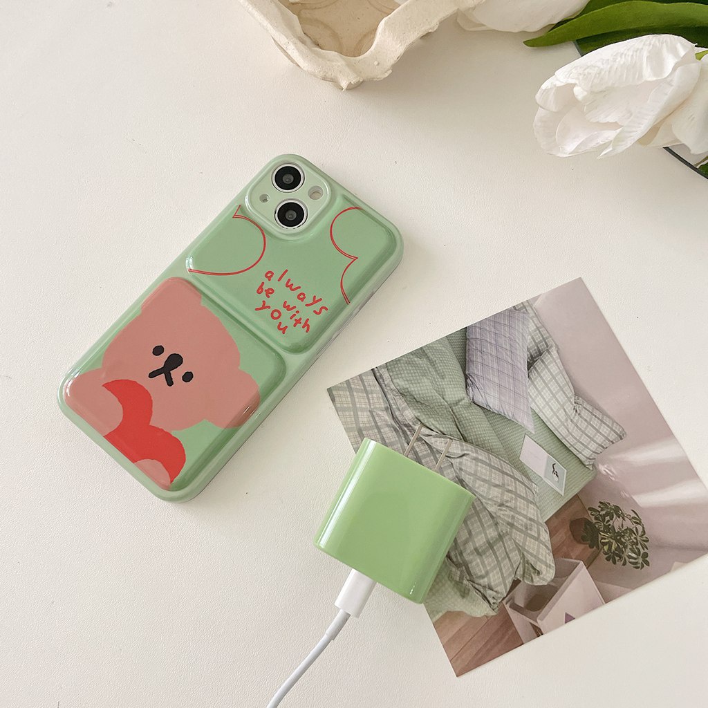 1 Ốp Điện Thoại TPU Mềm Màu Trơn Bảo Vệ Đầu Sạc 12 Kiểu Cho iPhone 18 / 20w