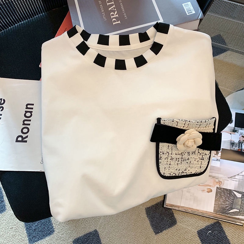 Áo Thun Tay Ngắn Thiết Kế Mới Ngọt Ngào Thời Trang Mùa Hè Dành Cho Nữ