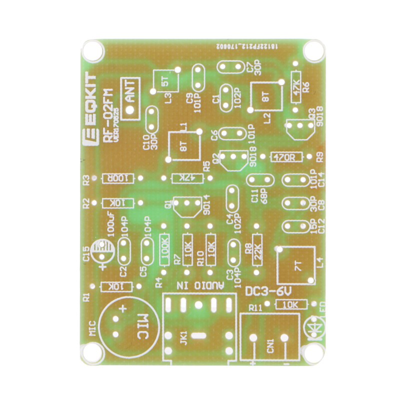 ❤❤ DIY Kit 88-108MHz FM Transmitter Frequency Modulation Wireless Microphone