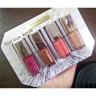 [5.5ml] Tách set son bóng Fenty Beauty Glossy Posse Mini Gloss Bomb Holo'Daze Edition 2020
