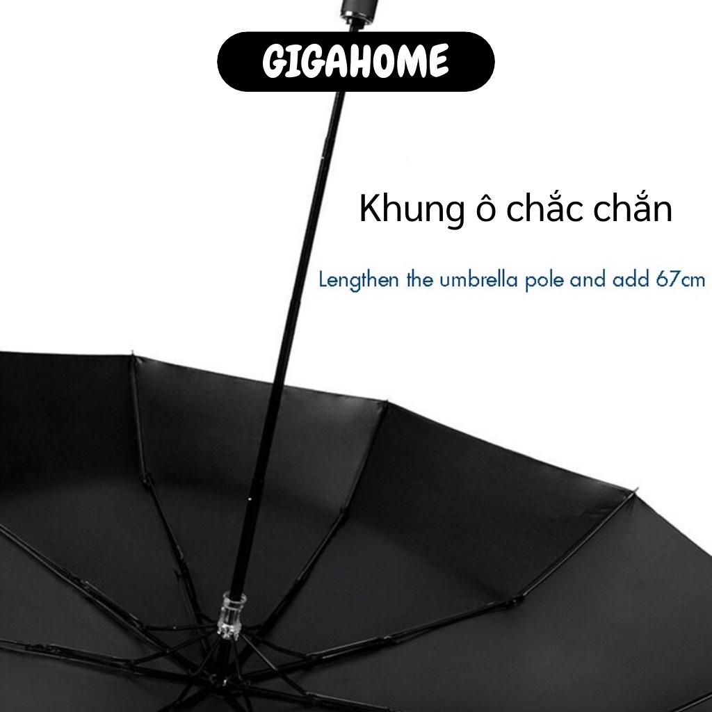 Dù Đi Mưa GIGAHOME Ô Gấp Gọn 4 Lớp Không Thấm Nước, Chống Nắng, Chống Tia UV Nhỏ Gọn 7291