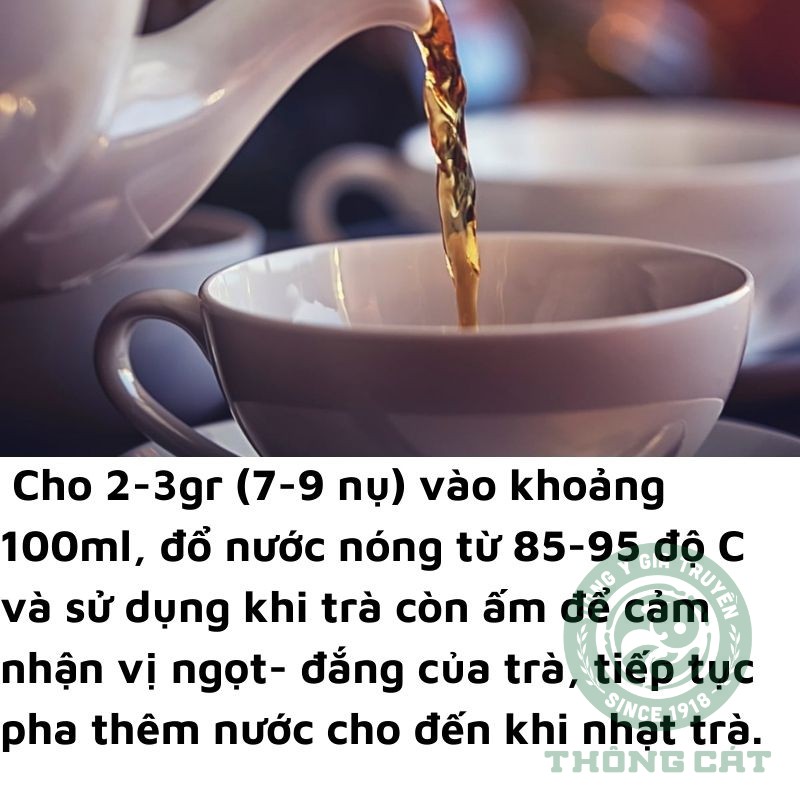 Nụ hoa tam thất Đông y gia truyền Thông Cát_giúp cải thiện giấc ngủ, ổn định huyết áp, phòng ngừa hỗ trợ bệnh tiểu đường