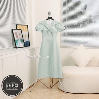ĐẦM XOẮN DÂY TRƯỚC NGỰC BIGSIZE ĐI TIỆC (L-2XL)
