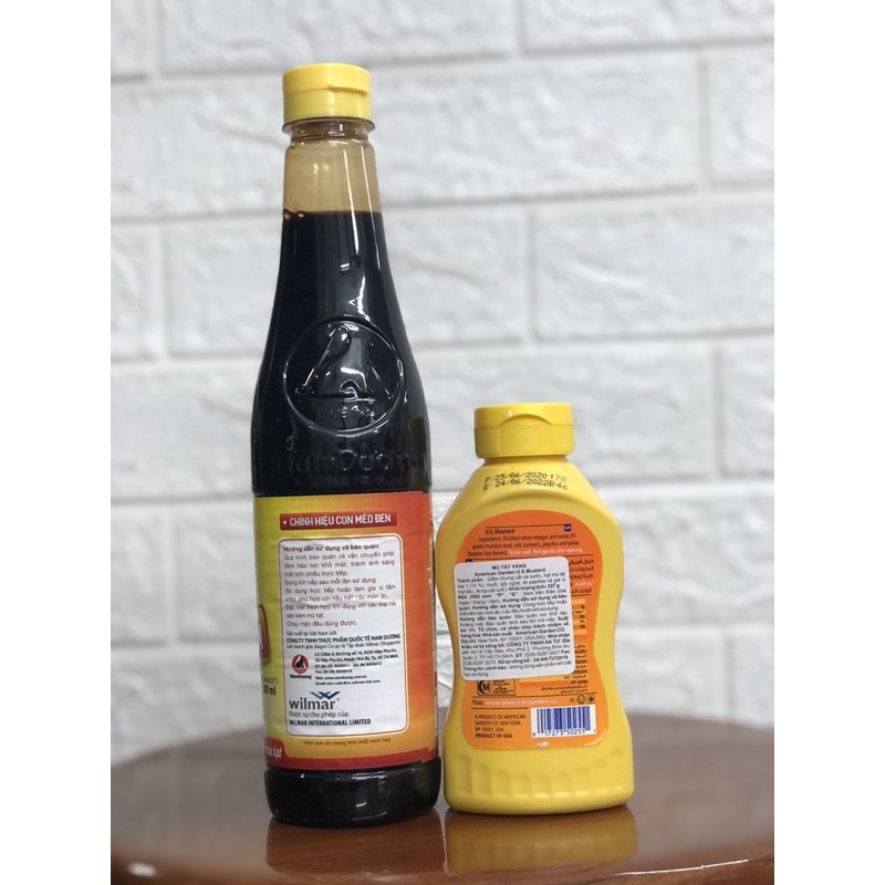 [FREESHIP GIÁ SỈ] COMBO XÌ DẦU HƯƠNG NẤM NAM DƯƠNG - HÀNG CHUẨN 500ML VÀ MÙ TẠT VÀNG