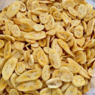 Túi500 gr chuối sứ sấy giòn