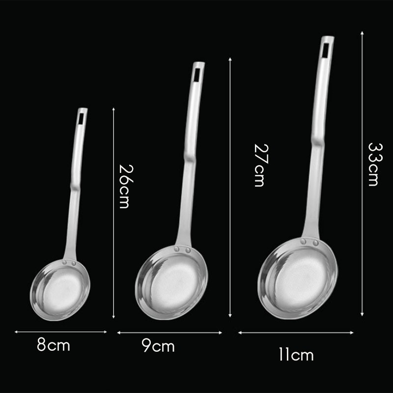 Multi-Functional Filter Spoon Stainless Steel Skimmer Strainer,3 Pcs