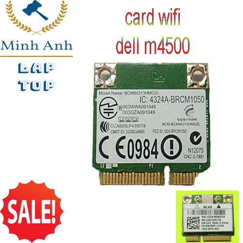 card wifi laptop Dell m4500 latitude