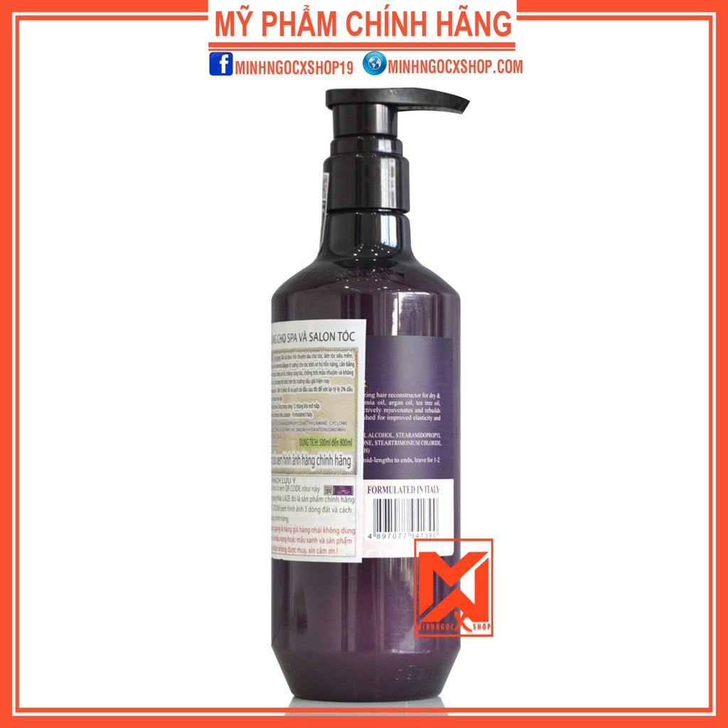 Dầu xả LUSSTALY VITAMIN E 500ml phục hồi chống rụng không gàu ngứa