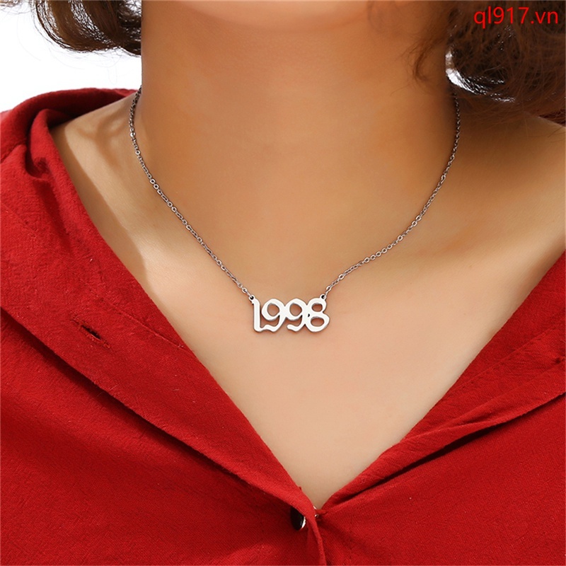 1 mặt dây chuyền hình năm sinh 1990 -2000