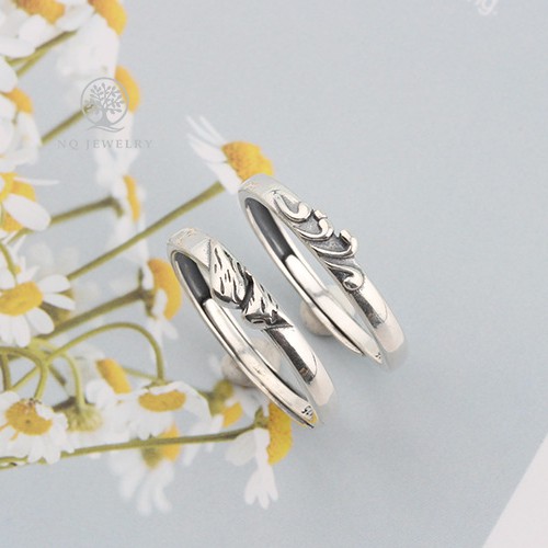 Nhẫn cặp Núi và Biển _ Nhẫn bạc 925 NQ Jewelry
