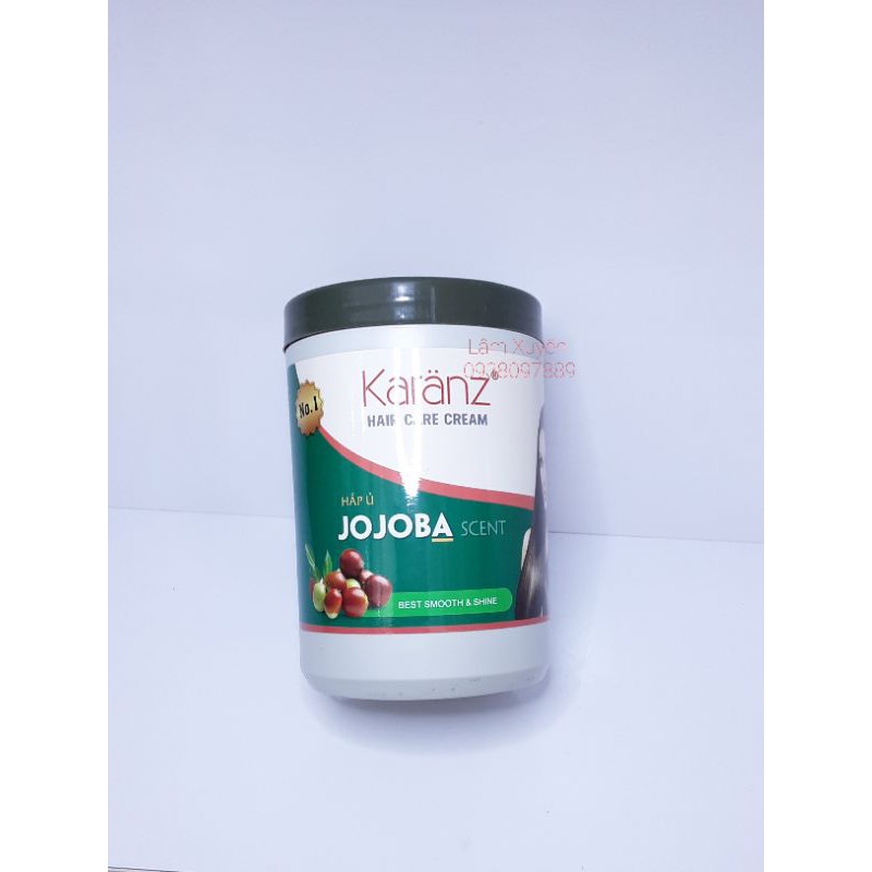 Ủ tóc Karanz Jojoba 1000ml♦️GIÁ RẺ♦️cung cấp độ ẩm làm căng sợi tóc, tăng độ đàn hồi bóng mượt cửa sợi tóc