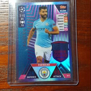 Topps Match Attax C1 2018/2019 Aguaro Limited edition ( thẻ cầu thủ )