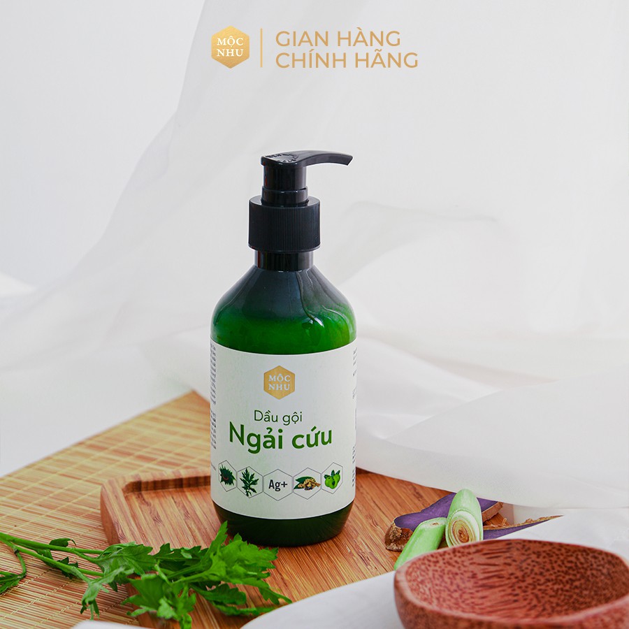 Dầu Gội Ngãi Cứu Mộc Nhu 300ml - Dứt Điểm Gàu Ngứa &amp; Nấm Da Đầu