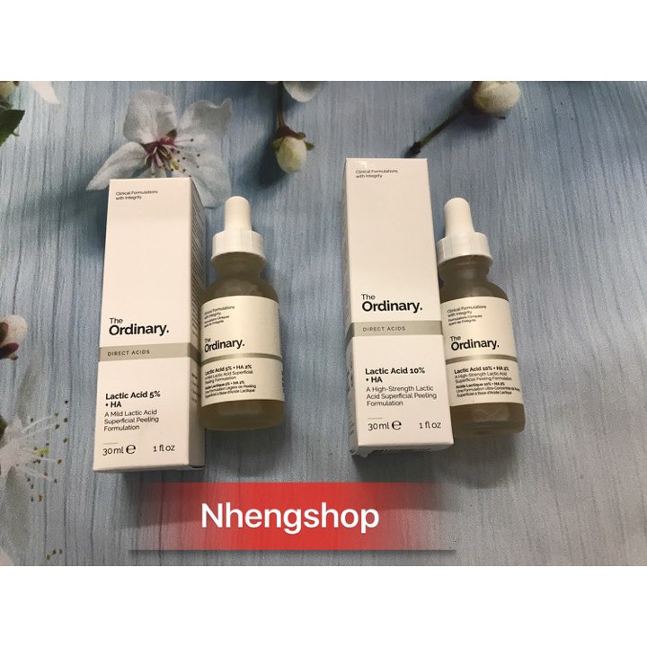 [Full 30ml] Tinh chất The Ordinary Serum Lactic Acid 5%/10% + HA