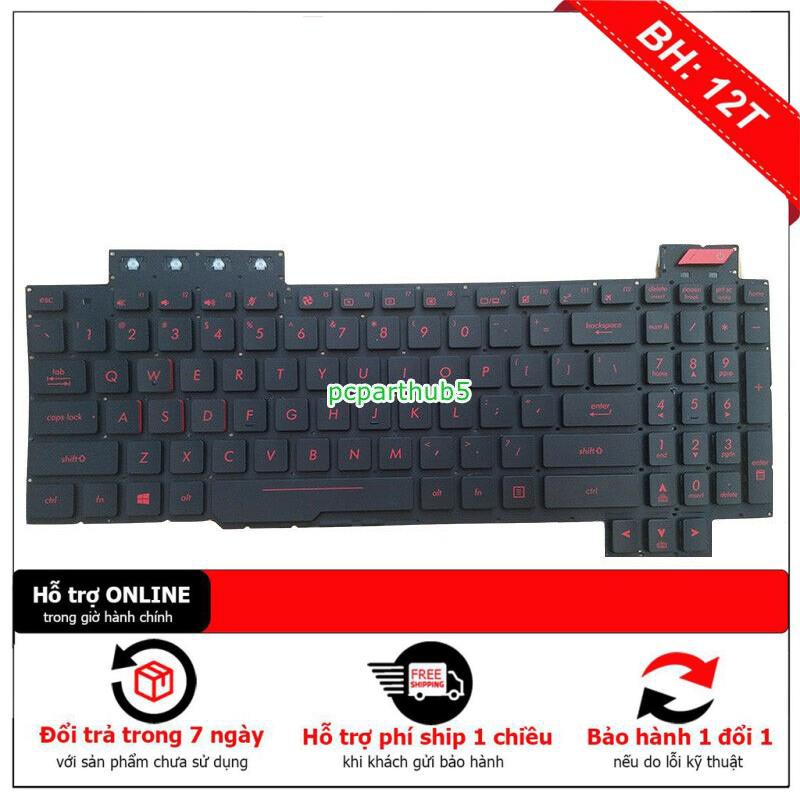 [BH12TH] (KEYBOARD) BÀN PHÍM LAPTOP ASUS FX503 dùng cho ROG FX503V FX503VD