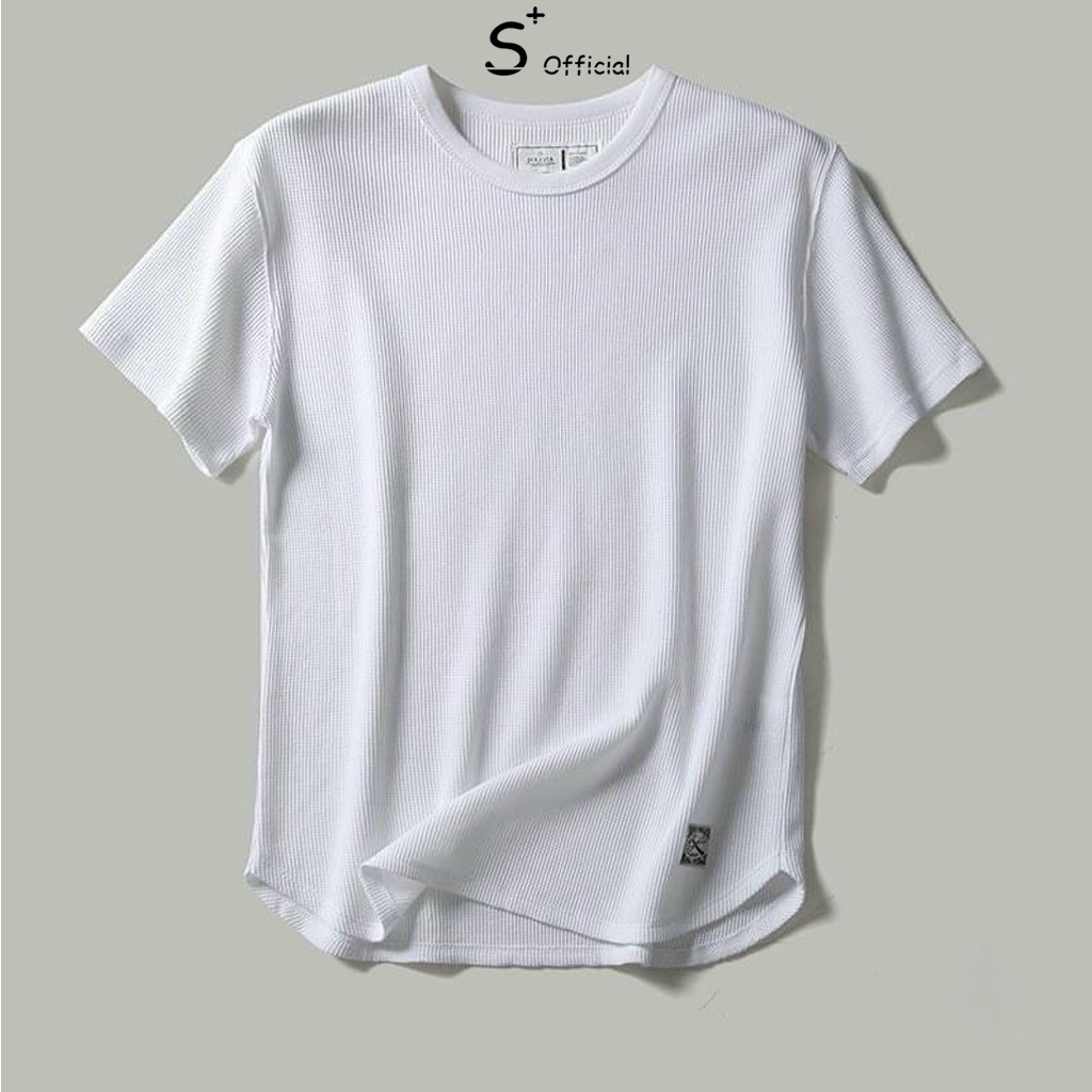 Áo thun nam form rộng unisex chất tổ ong cao cấp SPLUS dày dặn thoáng mát - AT003