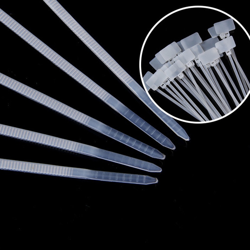 Set 100 Dây Rút Nylon Tự Khóa An Toàn Sử Dụng Một Lần