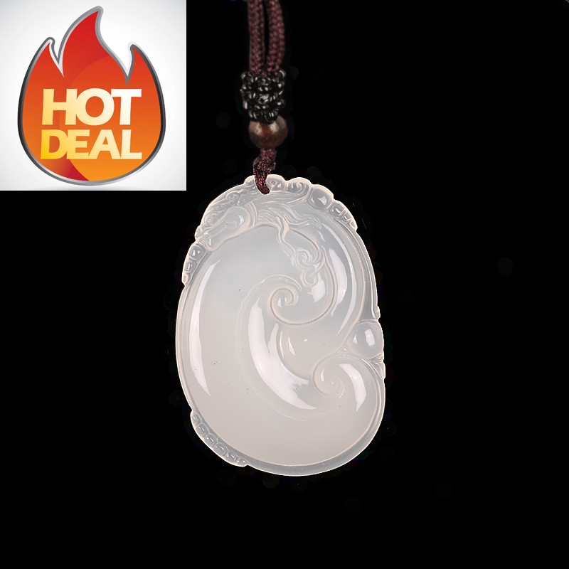 Mặt vòng cổ ngọc bích tinh khiết | BigBuy360 - bigbuy360.vn