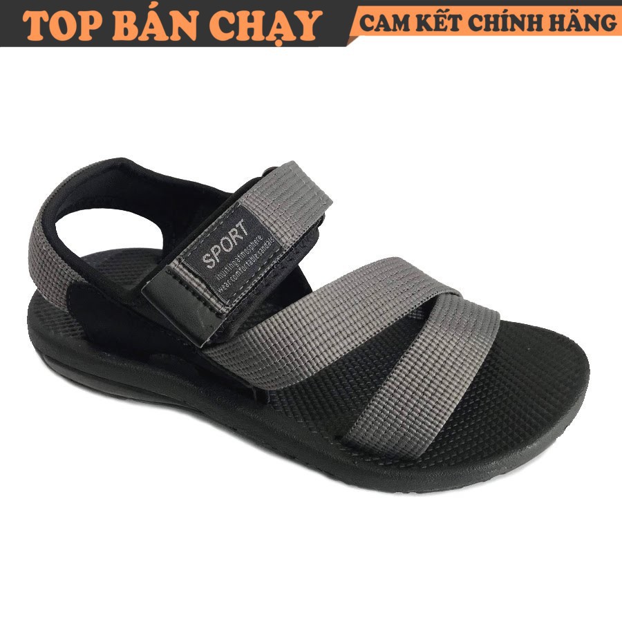 Giày xăng đan nữ quai chéo vải dù cotton RV871G - Sandal nữ Rova