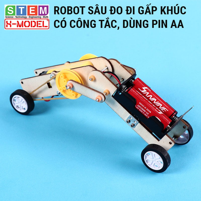 Đồ choi lắp ráp STEM Robot sâu đo đi gấp khúc X-MODEL ST81 cho bé, Đồ choi sang tạo khoa học [Giáo dục STEM, STEAM]