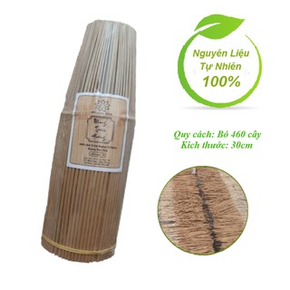 Nhang Trầm Hương Loại 1 Bó 460 Cây Chân Mộc 30cm [GIÁ TẬN GỐC]