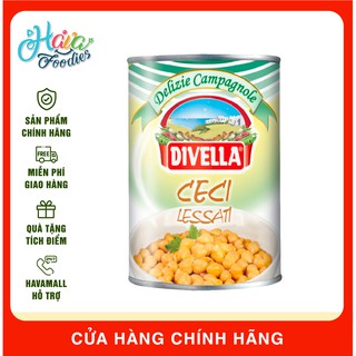 [DATE MỚI NHẤT]  Đậu Gà Ceci Chick Pea Divella Đóng Hộp 400gr