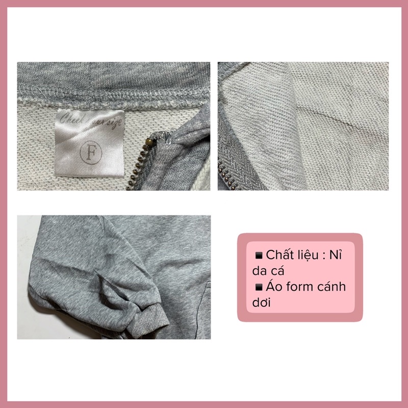 Áo hoodie 2hand tuyển loại 1 - Khabi Vintage