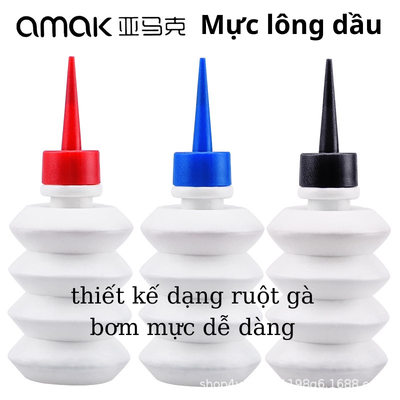 Mực Lông Dầu Không Xoá Được Đỏ Bút Đánh Dấu Viết Thùng Hàng 25ml Lọ Ruột Gà VTLSHOP