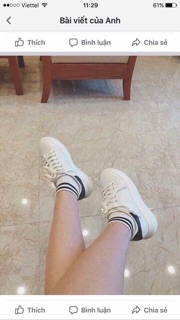 Tất sọc cổ ngắn