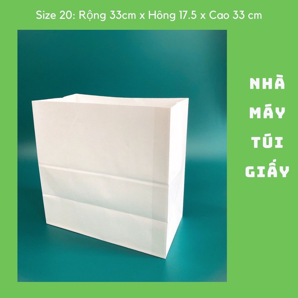 [ RẺ NHẤT] TÚI GIẤY KRAFT XI MĂNG ĐỰNG QUÀ TẶNG ĐỒ ĂN HÀNG HÓA KHÔNG QUAI