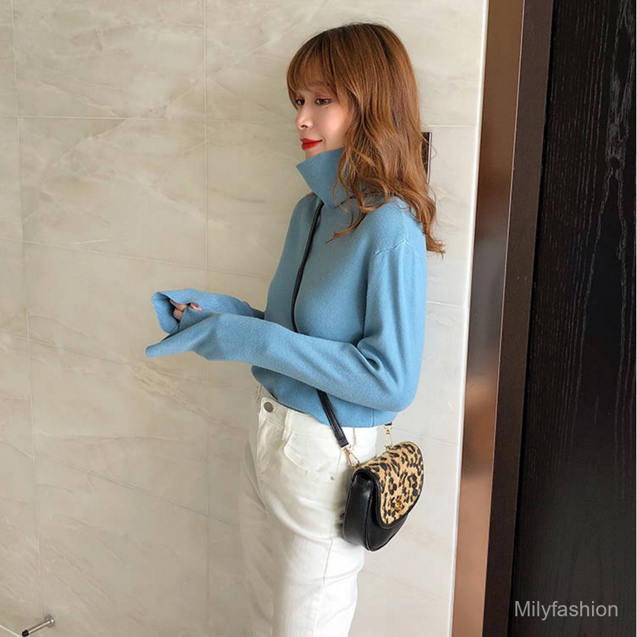 Áo Len Cổ Lọ Dáng Rộng Phong Cách Hàn Quốc Cho Nữ Za4U | BigBuy360 - bigbuy360.vn