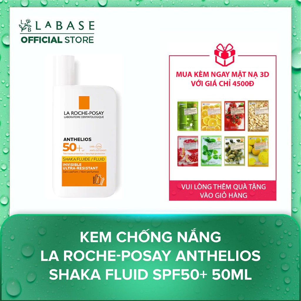 Kem chống nắng La Roche-Posay Anthelios Shaka Fluid SPF50+ 50ml