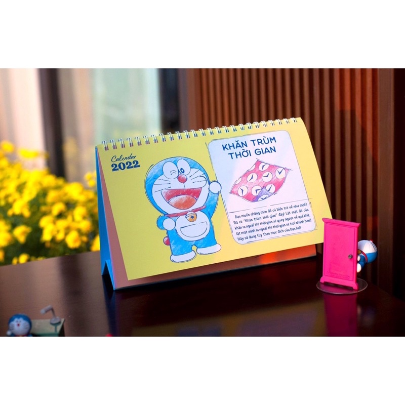 Lịch Để Bàn Doraemon Doremon 2022