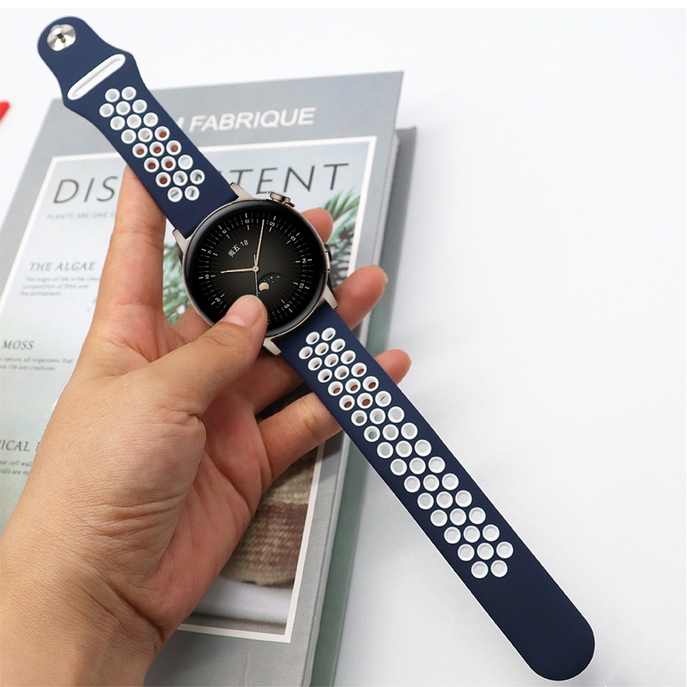Dây đeo silicon 46mm / 42mm cho đồng hồ thông minh Huawei Watch GT3