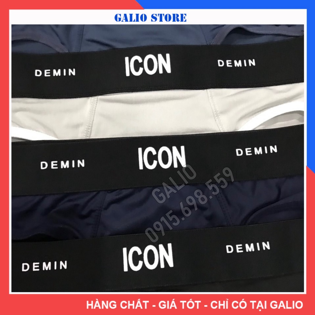 Quần Lót Nam thun lạnh ICON DEMIN Quần Sịp Nam Tam Giác Thun Lạnh ICON - GALIO