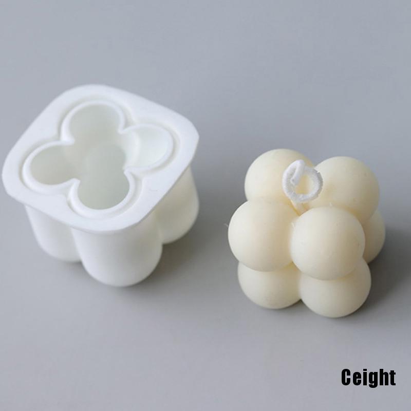 Khuôn Silicone Làm Nến Thơm 3D Diy Tiện Dụng