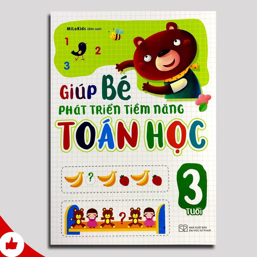 Sách - Giúp Bé Phát Triển Tiềm Năng Toán Học 3-6 Tuổi (combo 4 quyển, lẻ tùy chọn)