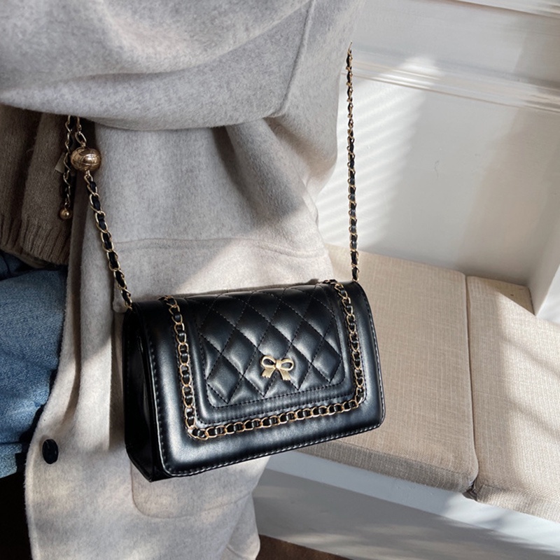 Túi đeo chéo vai họa tiết hình thoi thời trang sành điệu cho nữ