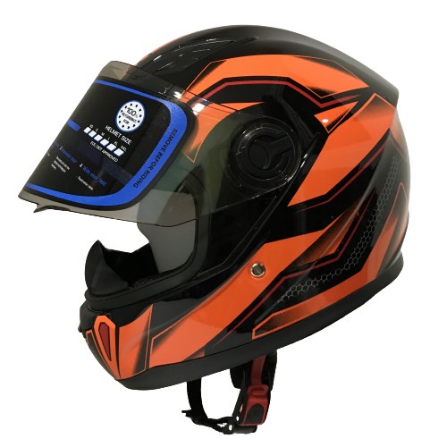 Mũ bảo hiểm trùm đầu kính chống lóa siêu chất - Vòng đầu 57-59cm - Bảo hành 12 tháng - BKtec - BK31