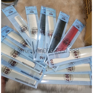Lược nhựa cắt tóc ⚡ SIÊU XỊN ⚡ Lược cắt tông mỏng chuyên dùng bám tóc, chất liệu tốt, lược hớt tóc nam baber