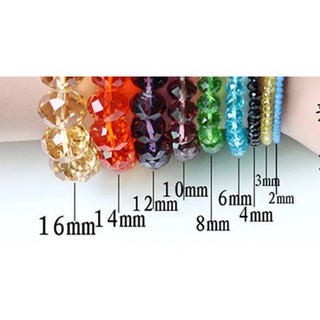 Chuỗi Hạt Pha Lê 4-10mm Tự Làm Trang Sức