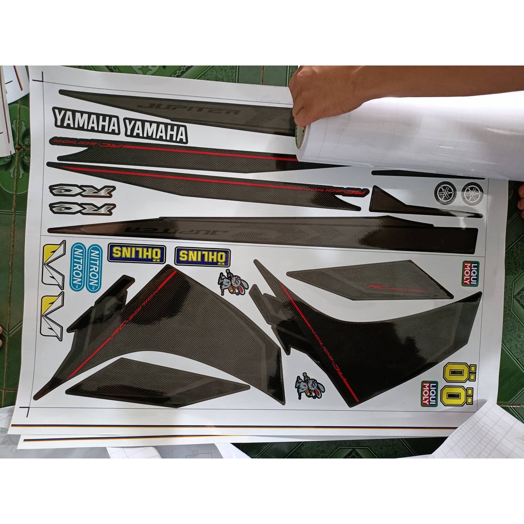 Tem rời jupiter Fi Rc đen chỉ đỏ