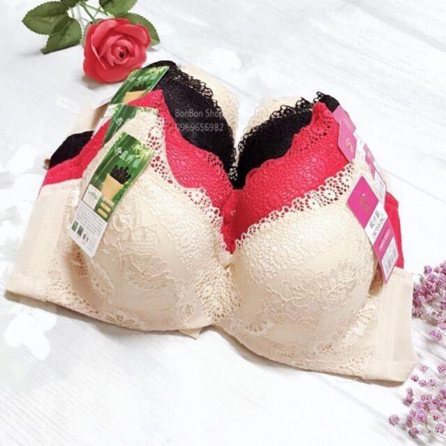 Áo lót ren gọng mỏng lót cotton mềm mại ,dây bản lưng to định hình vòng ngực xệ siêu tốt