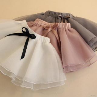 Chân Váy Xòe Thắt Nơ Cho Bé Gái