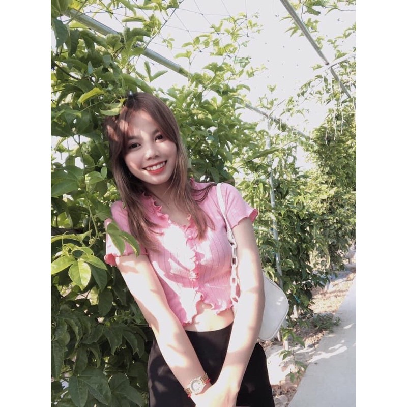 ÁO CROPTOP CUỐN BIÊN