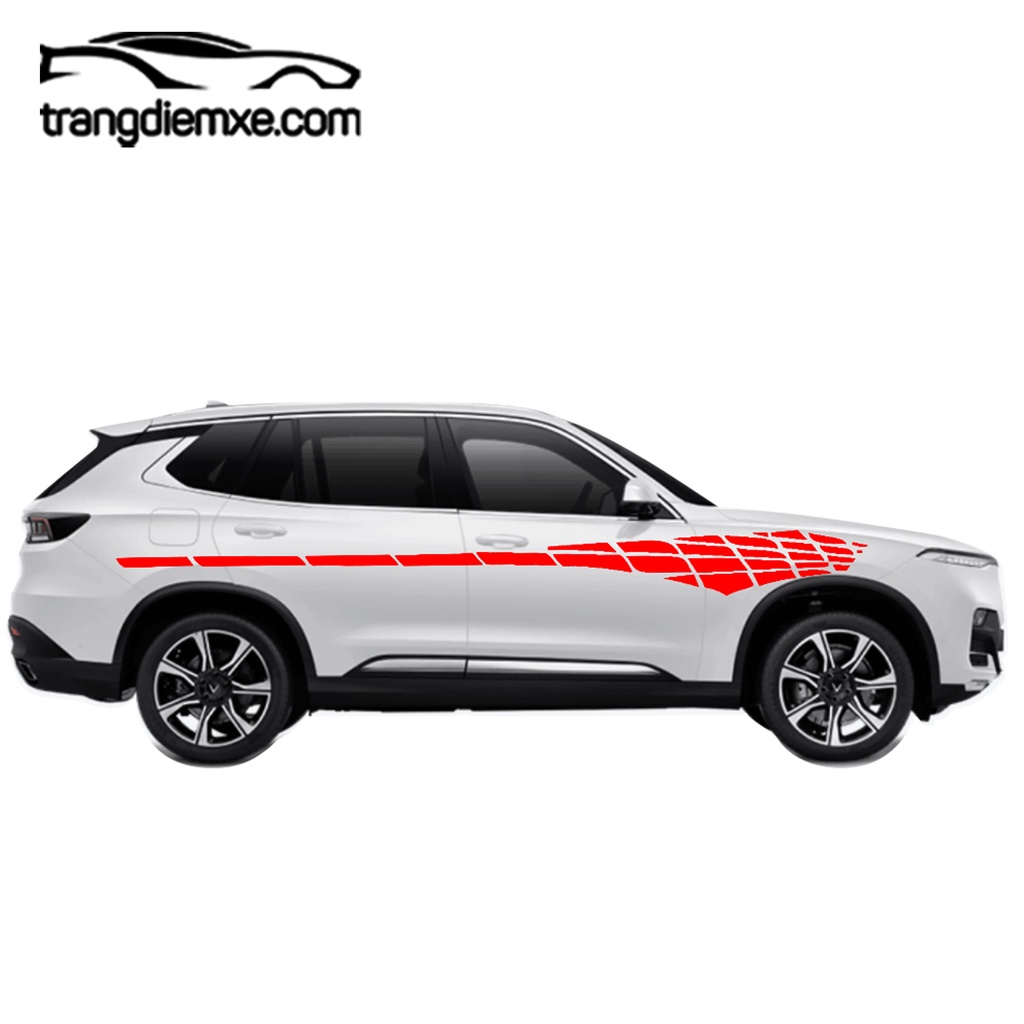 Decal Dán Xe Đua Xe Thể Thao Tem Dán Xe Siêu Cool Ngầu Trangdiemxe Y68