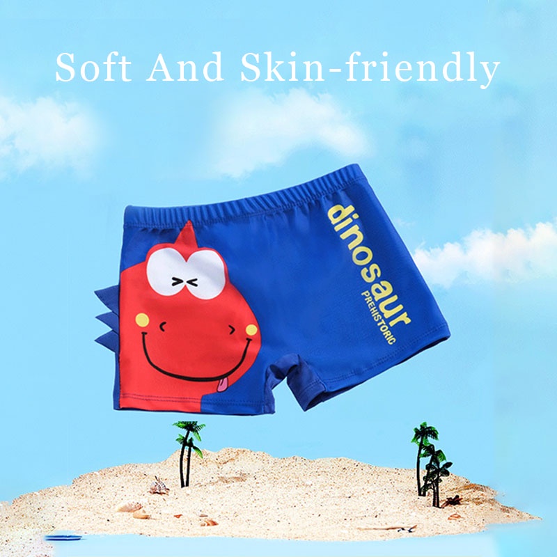 Quần Bơi Nhanh Khô Họa Tiết Hoạt Hình Dễ Thương Cho Bé Trai